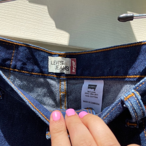 Levi’s denim shorts size 10 - Picture 4 of 6